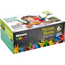  nova color nc-138 parmak boyası 6 renk