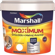 Marshall Maximum Ipek Silikonlu Silinebilir Iç Cephe Boyası 7,5 Lt