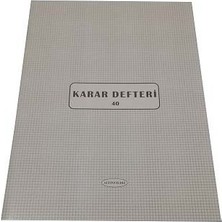  altınyıldız karar defteri karton kapak 40 yaprak cemd-034 (12 li paket)