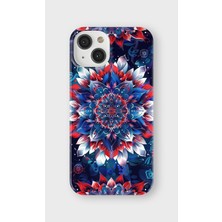Karsu Design iPhone 13 Mini Uyumlu Baskılı Şeffaf Telefon Kılıfı | Koleksiyon: Mandala Art