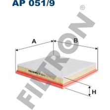 Filtron 834622 Opel Ast.j    Chevrolet Cruze 09- Hava Filtresi