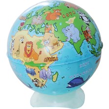 Gürbüz Kalemtraş Globe Hayvanlı Dünya Küre 10 Cm 43104