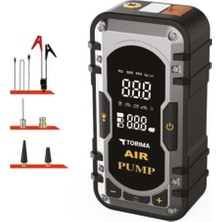 Pmr Torima Aps-02 Akü Takviye Cihazı Lastik Şişirme Özellikli Powerbank Dijital Ekranlı