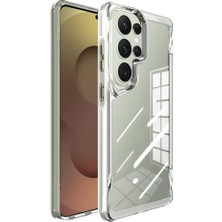 AktarMobile Galaxy S26 Ultra Uyumlu Şeffaf Kılıf Silikon Kapak Yükseltilmiş Kenarlar Darbe Emici Ultra Koruma