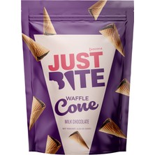 Chocovia Just Bite Sütlü Çikolata Dolgulu Çıtır Waffle Külah Atıştırmalık 120(GR) - Atıştırmalık Çikolata