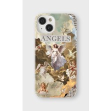 Karsu Design iPhone 13 Uyumlu Baskılı Şeffaf Telefon Kılıfı | Koleksiyon: Angel And Spiritual
