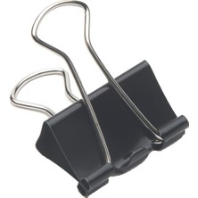  mas 925 omega çelik kıskaç 25 mm siyah 12 li (1 paket 12 adet)