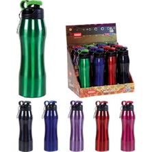  mikro mt 2627-12 750ml çelik matara karışık renklerde 1 adet