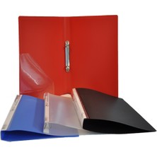  bafix a4 halkalı dosya 2 halkalı kırmızı (10 lu paket)