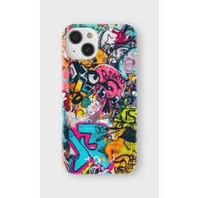 Karsu Design iPhone 14 Uyumlu Baskılı Şeffaf Telefon Kılıfı | Koleksiyon: Grafitti Street Art