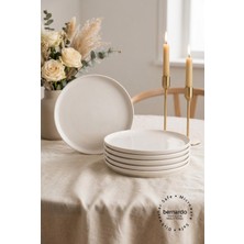 Bernardo Vera 6 Parça Pasta Takımı Beyaz