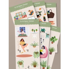 Tiny Stories TR Ev & Dekor Sticker Seti - 6 Sayfa / Ajanda,çıkartma,scrapbook