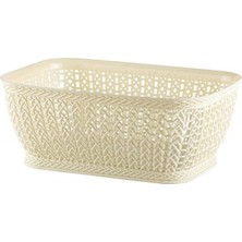 Global Ersat Dikdörtgen Örgü Sepet 3,5lt Rectangular Knitting Basket 3,5 L