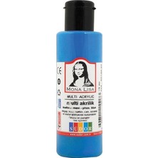 Südor Monalisa Multi Akrilik 70 Ml Fosforlu Mavi Sd160-07 (12 Li Paket)