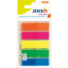  hopax stickn ındeks 25 yaprak 45x12 neon 5 renk 21050