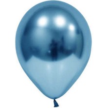 Bafix Balon 12" Krom Mavi (50 Li Paket)