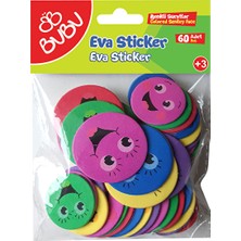  bu-bu eva sticker renkli suratlar bubu-st0142