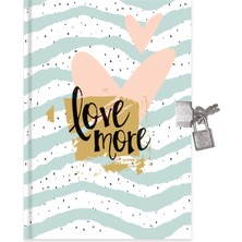 Keskin Color Günlük Kilitli Hatıra Defteri 14X20 Cm 80 Yaprak 310131-99 (Karışık Renk 1 Adet)