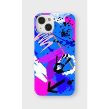 Karsu Design iPhone 13 Mini Uyumlu Baskılı Şeffaf Telefon Kılıfı | Koleksiyon: Psychedelic Art
