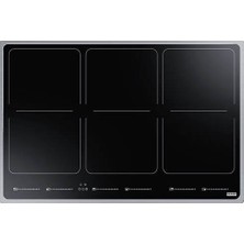 Franke Frames Fhfs 786 3flexı St Inox Çerçeveli Cam Ocak Siyah