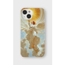 Karsu Design iPhone 13 Mini Uyumlu Baskılı Şeffaf Telefon Kılıfı | Koleksiyon: Angel And Spiritual
