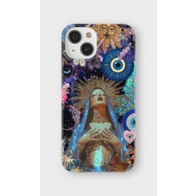 Karsu Design iPhone 15 Plus Uyumlu Baskılı Şeffaf Telefon Kılıfı | Koleksiyon: Mystical Symbols