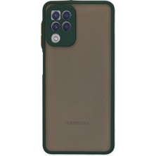 Uravas Store Galaxy A22 Kılıf Montreal Silikon Kapak - Yeşil