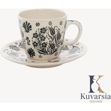 Kuvarsia Seramik Kuvarsia Premium Koleksiyonu Seramik Kupa - Beyaz