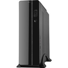 Tuba Toptaş Frısby FC-S6020B 300W 1X80MM Fan USB 2.0 Slım Tower Siyah Kulplu Kasa