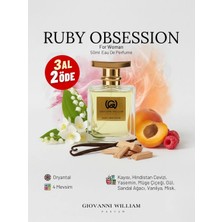 Giovanni William Ruby Obsession Kadın Parfüm | Sexy | Kayısı, Hindistan Cevizi, Yasemin, Vanilya, Misk