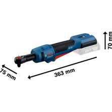 Bosch Grc 18V-60 1X2.0AH Tek Akülü Darbeli Somun Sıkma Makinesi
