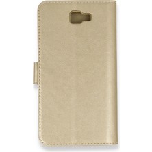 Uravas Store Galaxy J7 Prime Kılıf S Kapaklı Kılıf - Gold