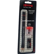 Rotring Sınav Kalemi 2B + Silgi + Kalemtraş 2090068WK