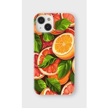 Karsu Design iPhone 14 Plus Uyumlu Baskılı Şeffaf Telefon Kılıfı | Koleksiyon: Fruits And Vegetables