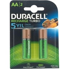 Duracell AA Şarzlı Pil Kalem Boy 2 Li 2500 Mah