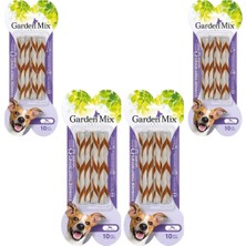 Garden Mix Dana Etli Burgu Çubuk Kemik 10'lu x 4 Adet