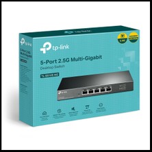 TP-Link Tp-Lınk TL-SG105-M2, 5 Port, 2,5gbps, Multi-Gigabit, Yönetilemez, Metal Kasa, Masaüstü Switch