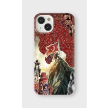 Karsu Design iPhone 14 Plus Uyumlu Baskılı Şeffaf Telefon Kılıfı | Koleksiyon: Göktürk Inscriptions