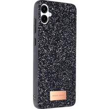 Uravas Store Onegif Galaxy A06 Bright Simli Kapak - Siyah