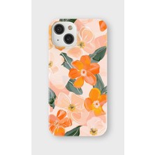 Karsu Design iPhone 15 Uyumlu Baskılı Şeffaf Telefon Kılıfı | Koleksiyon: Pastel Flower Patterns
