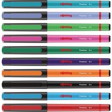 Rotring Liner Keçe Uçlu Kalem 0,4 Mm 10 Renk Blister 2166220