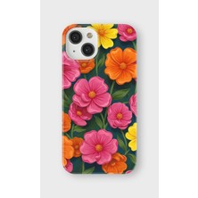 Karsu Design iPhone 15 Uyumlu Baskılı Şeffaf Telefon Kılıfı | Koleksiyon: Pastel Flower Patterns
