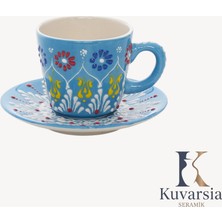 Kuvarsia Seramik Kuvarsia Anadolu Koleksiyonu Seramik Kupa - Mavi