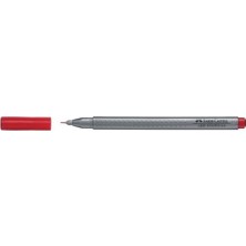  faber-castell grip finepen kalem 0,4 mm kırmızı (10 lu paket)