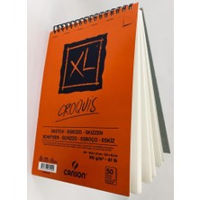  canson a5 croquis xl eskiz defteri 90gr üst spiralli 50 yaprak (resim ve çizim defteri)