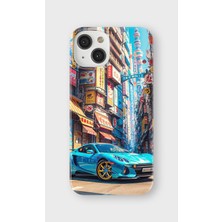 Karsu Design iPhone 13 Mini Uyumlu Baskılı Şeffaf Telefon Kılıfı | Koleksiyon: Automobile Life Style