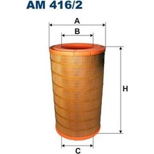 Filtron 142 1021 Lkw Scanıa 4-R-T Serıes Hava Filtresi Dış