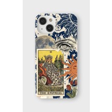 Karsu Design iPhone 13 Uyumlu Baskılı Şeffaf Telefon Kılıfı | Koleksiyon: Tarot Cards