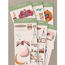 Tiny Stories TR Ev & Dekor Sticker Seti - 6 Sayfa / Ajanda,çıkartma,scrapbook