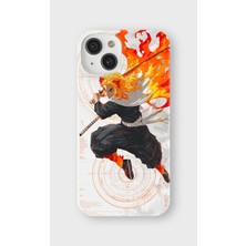 Karsu Design iPhone 13 Mini Uyumlu Baskılı Şeffaf Telefon Kılıfı | Koleksiyon: Anime Style 1
